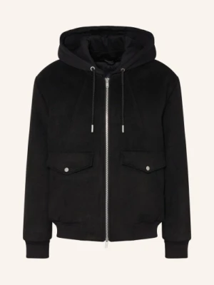 Moose Knuckles Kurtka Elington Z Odpinanym Kapturem schwarz