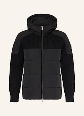 Moose Knuckles Kurtka Puchowa Glenvale Z Mieszanki Materiałów schwarz