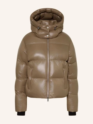 Moose Knuckles Kurtka Puchowa Moonstone Z Odpinanym Kapturem beige