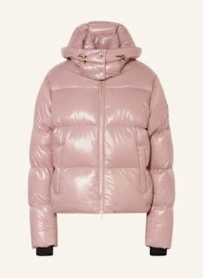 Moose Knuckles Kurtka Puchowa Moonstone Z Odpinanym Kapturem rosa