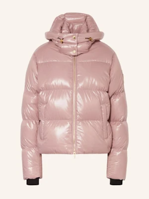 Moose Knuckles Kurtka Puchowa Moonstone Z Odpinanym Kapturem rosa