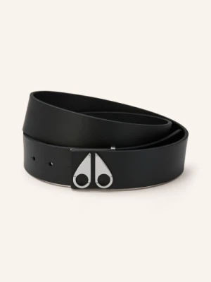 Moose Knuckles Pasek Skórzany schwarz