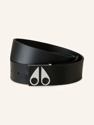 Moose Knuckles Pasek Skórzany schwarz