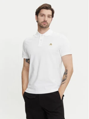 Moose Knuckles Polo Everett M34MT712G Biały Regular Fit