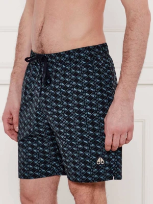 Moose Knuckles Szorty kąpielowe | Regular Fit granatowy