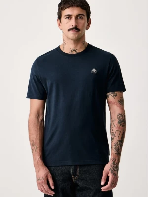 MOOSE KNUCKLES T-shirt basic męski bawełniany granatowy
