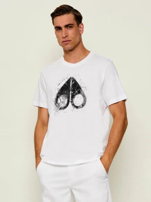 Moose Knuckles T-shirt Icebreak Logo | Regular Fit biały