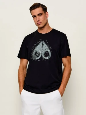 Moose Knuckles T-shirt Icebreak Logo | Regular Fit czarny