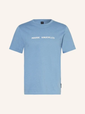 Moose Knuckles T-Shirt Milton blau