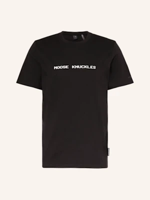Moose Knuckles T-Shirt Milton schwarz