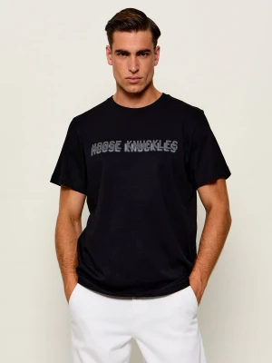 Moose Knuckles T-shirt Shadow Logo | Regular Fit czarny