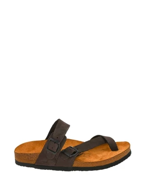 Moosefield Skórzane japonki w kolorze brązowym rozmiar: 40