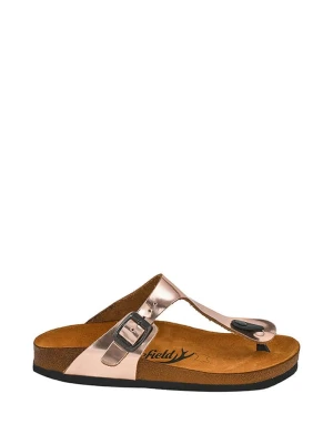 Moosefield Skórzane japonki w kolorze jasnoróżowym rozmiar: 31