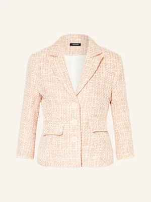 More & More Blezer Z Tweedu Z Rękawami 3/4 orange