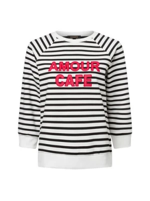 More & More Bluza damska Kobiety Sztuczne włókno czarny|biały w paski,
