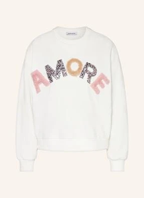 More & More Bluza Nierozpinana Z Cekinami weiss