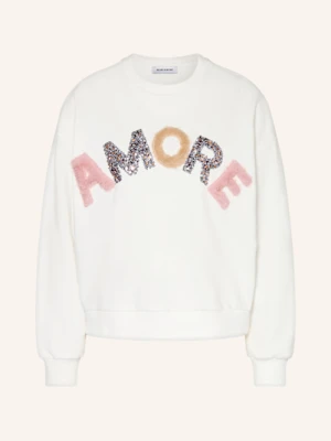 More & More Bluza Nierozpinana Z Cekinami weiss