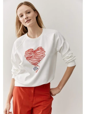 More & More Bluza w kolorze biało-czerwonym rozmiar: 42