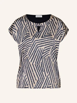 More & More Bluzka Bez Rękawów Z Mieszanki Materiałów blau