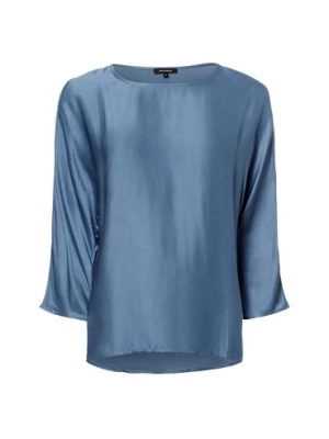More & More Bluzka damska Kobiety wiskoza niebieski jednolity,