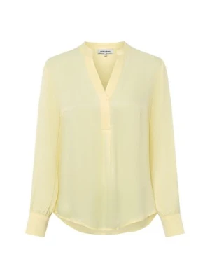 More & More Bluzka damska tunika Kobiety wiskoza żółty jednolity,