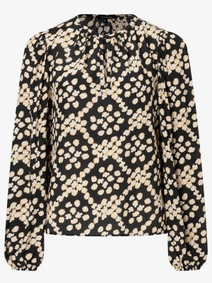 More & More Bluzka w kolorze czarno-beżowym rozmiar: 38