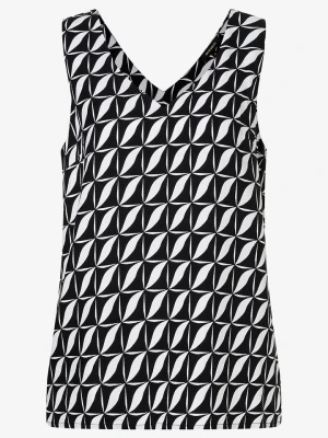 More & More Bluzka w kolorze czarno-białym rozmiar: 44