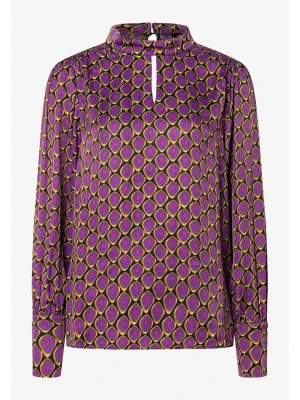 More & More Bluzka w kolorze czarno-fioletowo-złotym rozmiar: 38