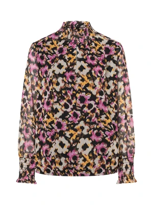 More & More Bluzka w kolorze czarno-fioletowym rozmiar: 40