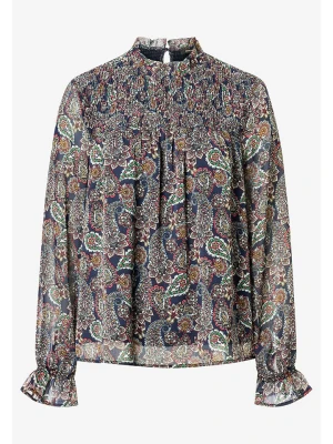 More & More Bluzka w kolorze granatowo-beżowym rozmiar: 34