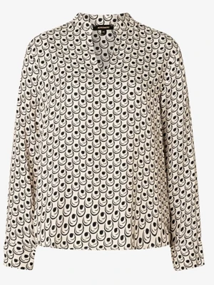 More & More Bluzka w kolorze kremowo-czarnym rozmiar: 36