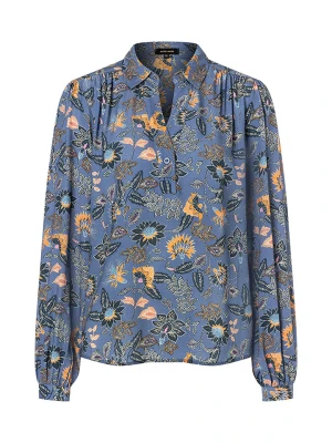 More & More Bluzka w kolorze niebieskim ze wzorem rozmiar: 34