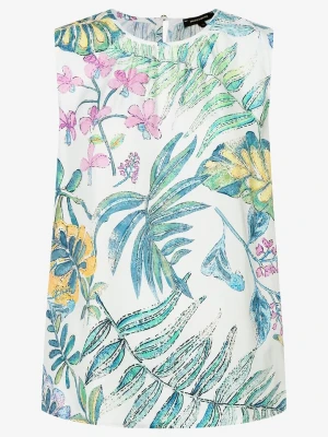 More & More Bluzka w kolorze niebiesko-białym rozmiar: 40