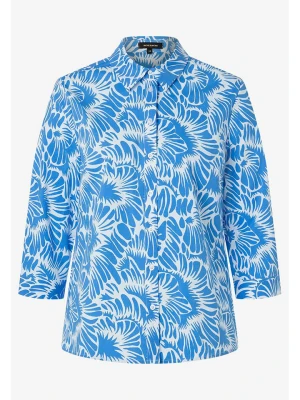 More & More Bluzka w kolorze niebiesko-białym rozmiar: 46