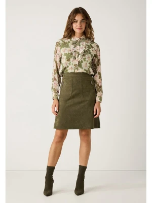 More & More Bluzka w kolorze oliwkowo-kremowym rozmiar: 44