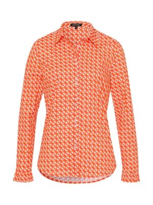 More & More Bluzka w kolorze pomarańczowo-białym rozmiar: 38