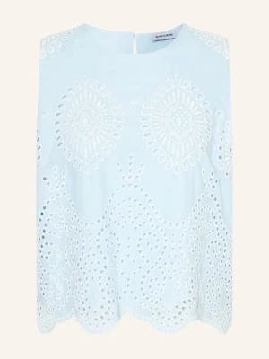 More & More Bluzka Z Koronki Ażurowej blau