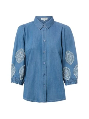 More & More Damska bluzka dżinsowa Kobiety Bawełna niebieski,