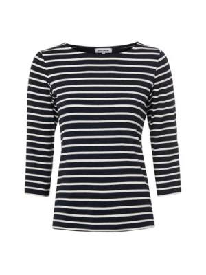 More & More Damska koszulka z długim rękawem Kobiety Dżersej niebieski|biały w paski,