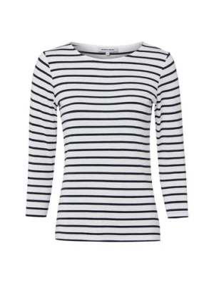 More & More Damska koszulka z długim rękawem Kobiety wiskoza biały|czarny w paski,