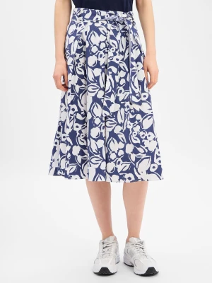 More & More Damska spódnica o linii A Kobiety niebieski|biały wzorzysty,