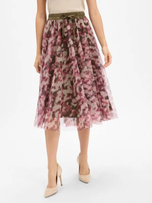 More & More Damska spódnica z siatki Kobiety czerwony|biały|zielony wzorzysty,