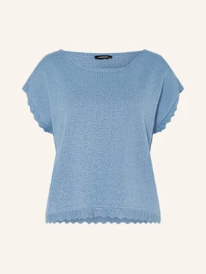 More & More Dzianinowa Koszulka blau