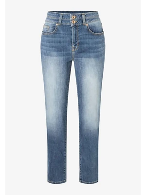 More & More Dżinsy - Tapered fit - w kolorze niebieskim rozmiar: 38