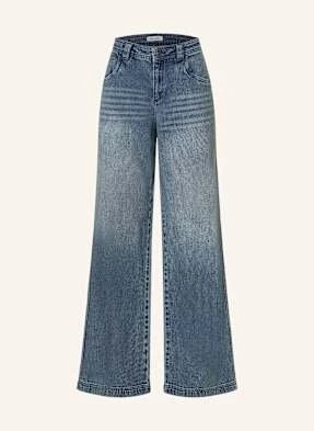 More & More Jeansy Wide Leg blau