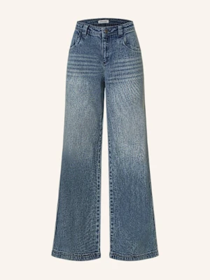 More & More Jeansy Wide Leg blau