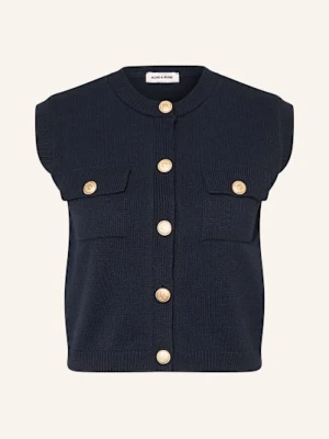 More & More Kamizelka Z Dzianiny blau