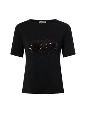 More & More Koszulka damska Kobiety Bawełna czarny jednolity,