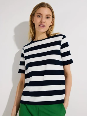 More & More Koszulka damska Kobiety niebieski w paski,