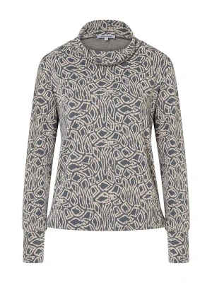 More & More Koszulka w kolorze szaro-kremowym rozmiar: 44